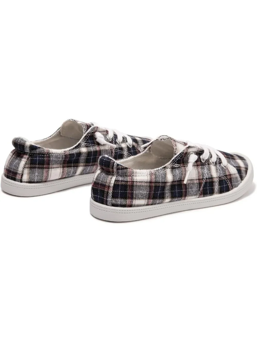 Women's Square Tennis Shoes Classic Canvas Low Top Athletic Running Sneakers